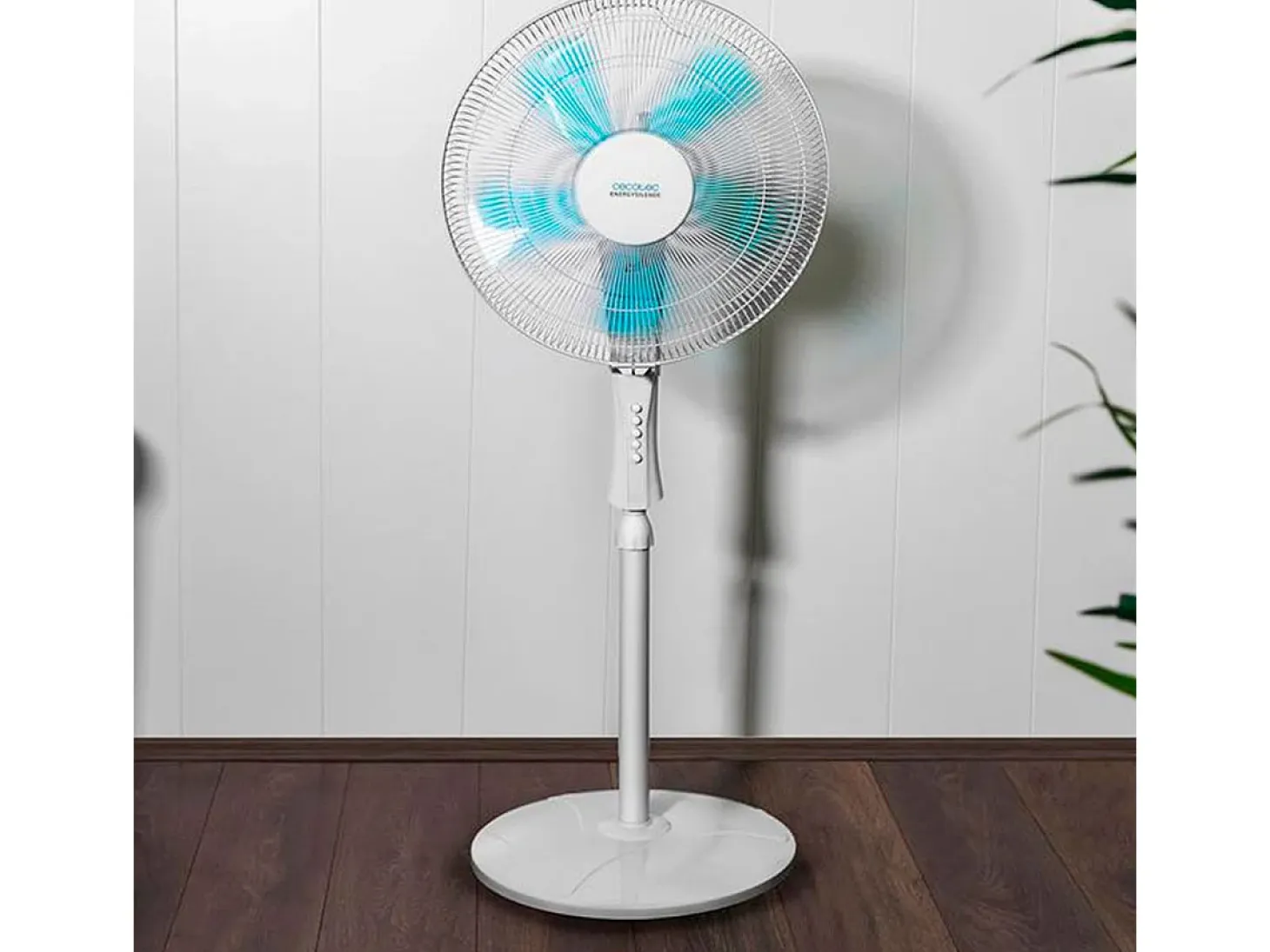 Ventilador de pie Cecotec EnergySilence 520 Power 40W 5 aspas blanco 110-130 cm
