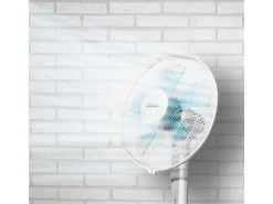 Ventilador de pie Cecotec EnergySilence 530 Power Connected 50W 5 aspas blanco 110-130 cm
