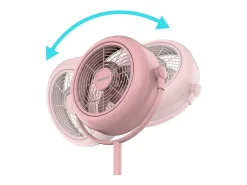 Ventilador de pie Cecotec EnergySilence 250 ClassicStyle 25W 3 aspas 2 velocidades rosa