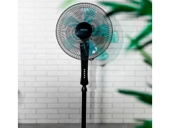Ventilador de pie Cecotec EnergySilence 530 Power Connected 50W 5 aspas negro 110-130 cm