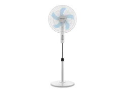Ventilador de pie Orbegozo SF1040 45W 5 aspas altura regulable blanco Ø40 cm