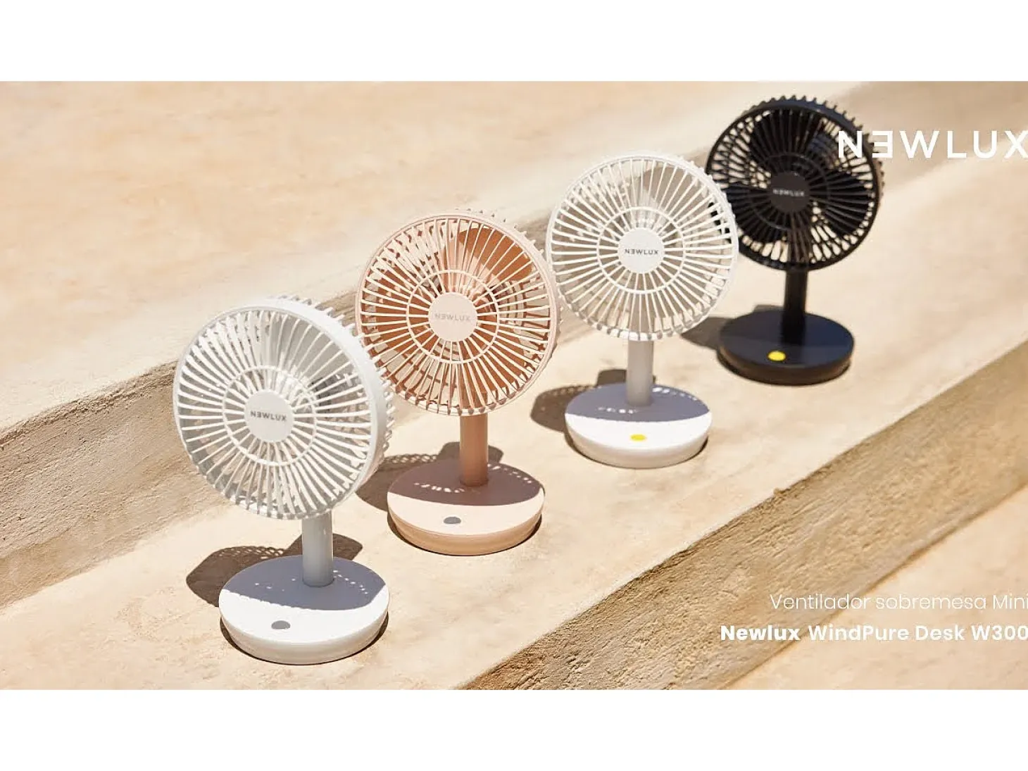 Ventilador de Sobremesa USB Desk W300 Negro - Newlux