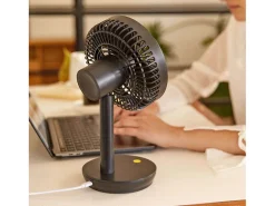 Ventilador de Sobremesa USB Desk W300 Negro - Newlux