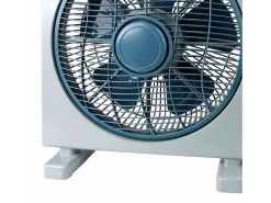 Ventilador de Sobremesa Ø30cm 50W 3 Velocidades Box Gris/Azul Thinia Home