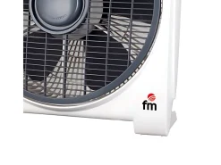 Ventilador de suelo BF4 45W 4 aspas 3 potencias blanco Ø30 cm