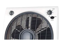 Ventilador de suelo BF4 45W 4 aspas 3 potencias blanco Ø30 cm