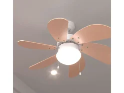 Ventilador de techo Cecotec EnergySilence Aero 3600 Vision 50W 3 velocidades naranja Ø92 cm