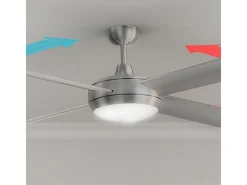 Ventilador de techo Cecotec EnergySilence Aero 570 60W 4 aspas mando a distancia gris