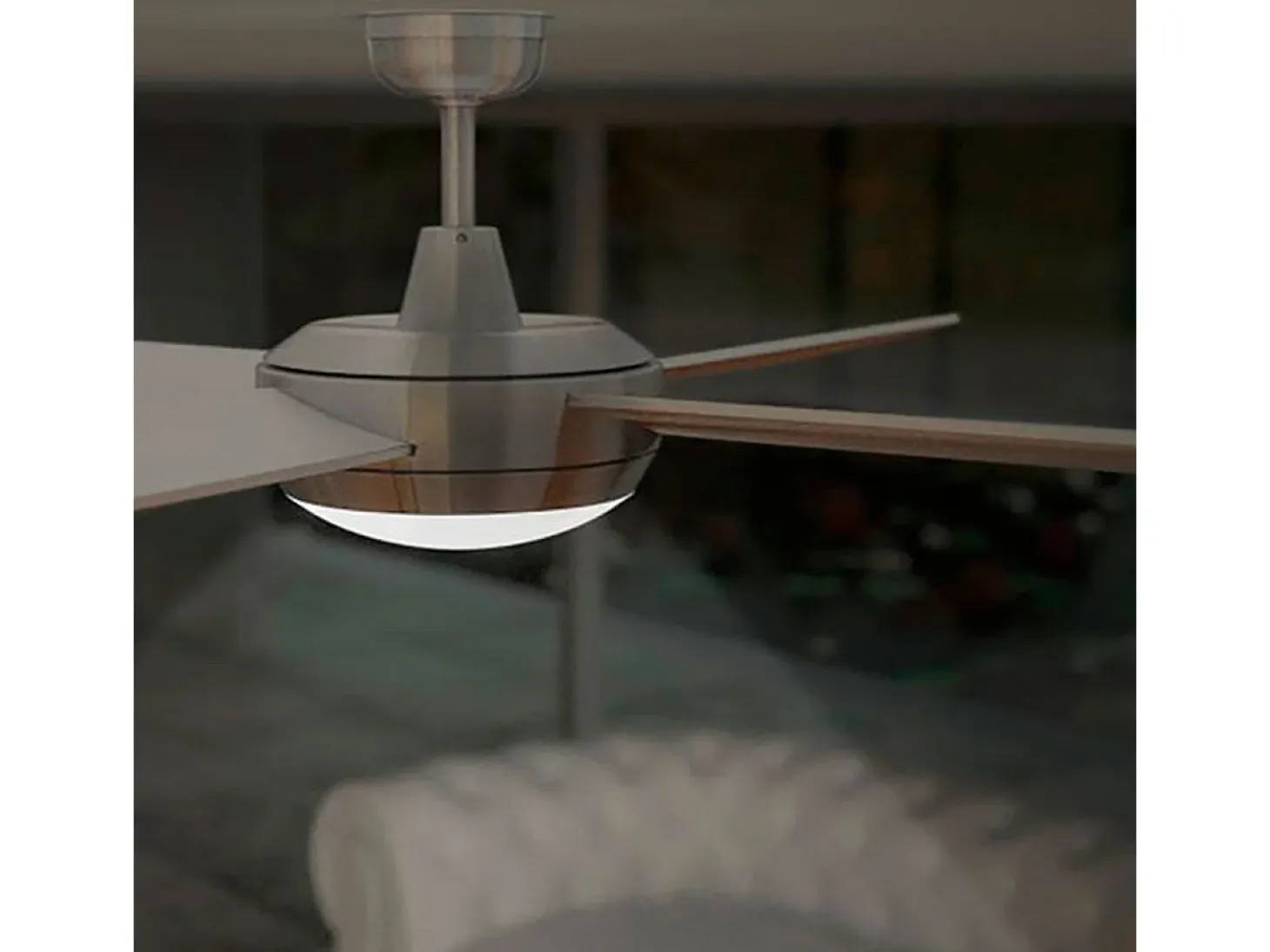 Ventilador de techo Cecotec EnergySilence Aero 570 60W 4 aspas mando a distancia gris
