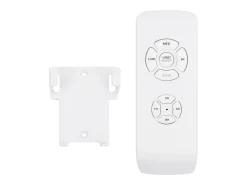 Ventilador de techo con luz con mando marrón oscuro 108 cm