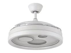 Ventilador de techo Dafne Bel Air 72W 4 aspas retráctiles blanco Ø108 cm
