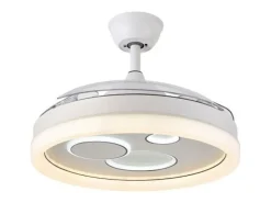 Ventilador de techo Dafne Bel Air 72W 4 aspas retráctiles blanco Ø108 cm