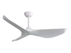 Ventilador de techo de 52 pulgadas - Ventilador de techo con 3 aspas de ABS y control remoto de 6 velocidades - para sala de estar