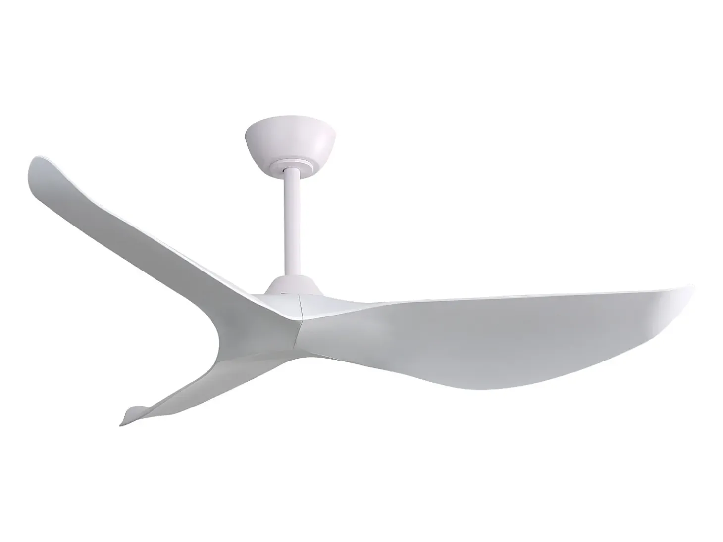 Ventilador de techo de 52 pulgadas - Ventilador de techo con 3 aspas de ABS y control remoto de 6 velocidades - para sala de estar