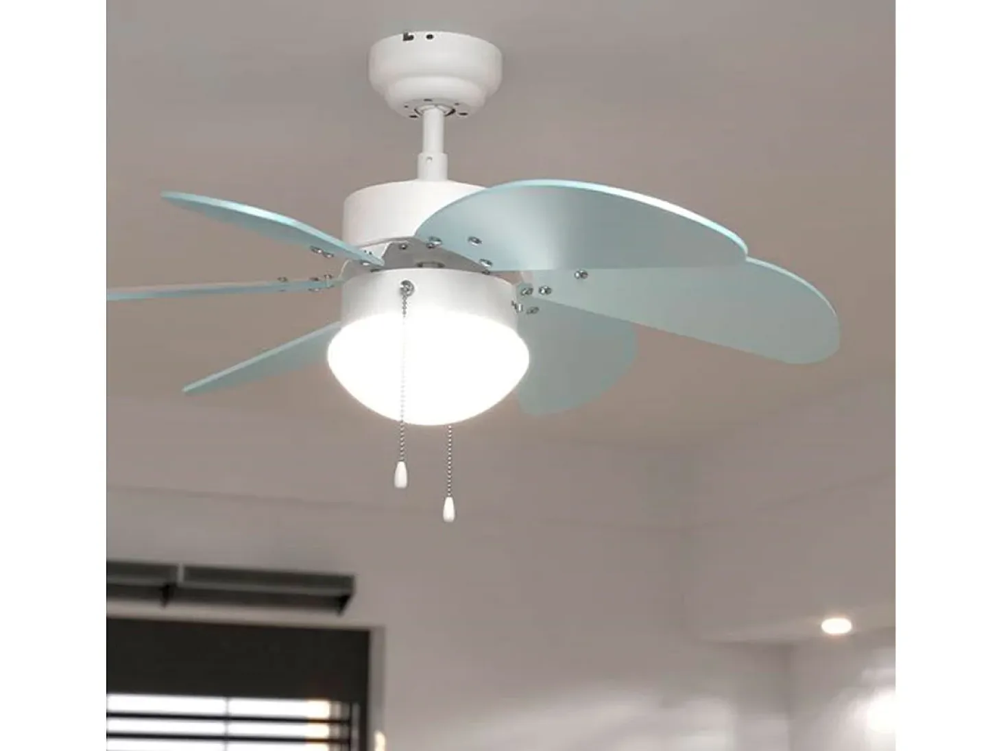 Ventilador de techo EnergySilence Aero 3600 Vision Sky 50W 3 velocidades azul
