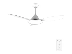 Ventilador de techo EnergySilence 4800 36W 3 aspas con mando a distancia blanco Ø120 cm