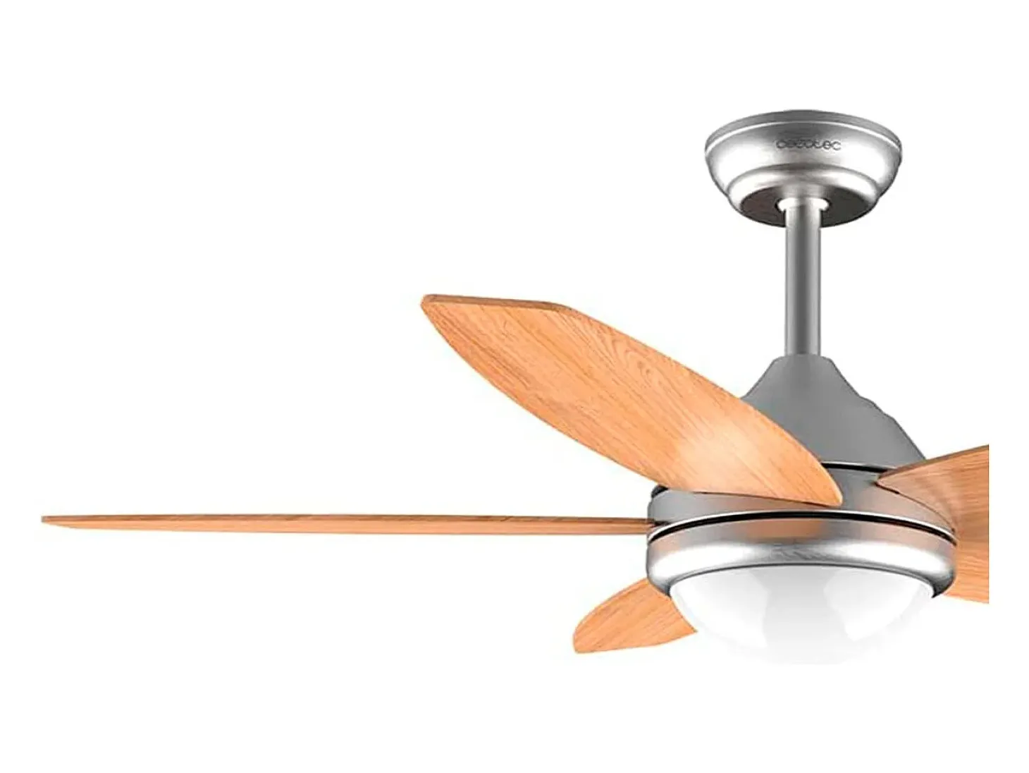 Ventilador de techo EnergySilence Aero 495 con mando 55W 3 velocidades 5 aspas natural