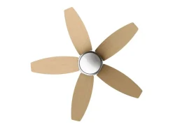 Ventilador de techo Evvo V416 55W 5 aspas 3 velocidades natural Ø106 cm