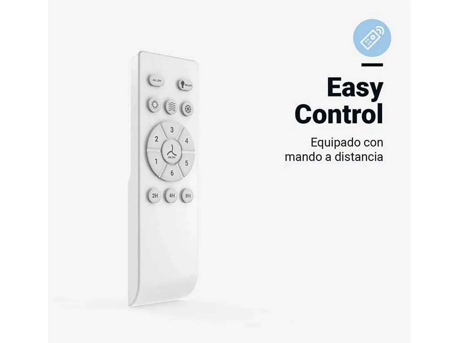 Ventilador de techo Jaloque 5042WR Universal Blue 65W mando a distancia beige