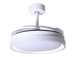 Ventilador de techo Kigali Bel Air 72W aspas retráctiles mando a distancia blanco Ø108 cm