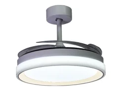 Ventilador de techo Kigali Bel Air 72W aspas retráctiles mando a distancia blanco Ø108 cm