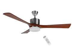 Ventilador de techo Orbegozo CP 97132 3 aspas mando a distancia marrón oscuro Ø136 cm