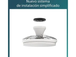 Ventilador de techo Philips Bliss 35W 3 aspas retráctiles mando a distancia blanco Ø106 cm