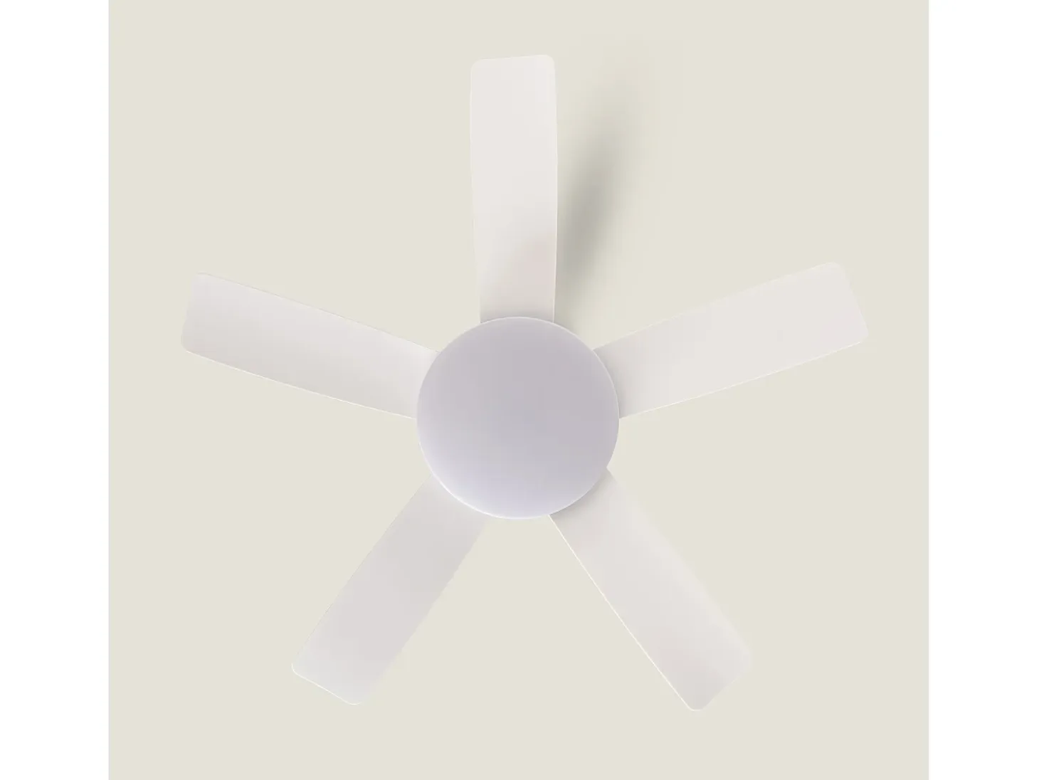 Ventilador de Techo Silencioso Patroclo Blanco 106cm Motor DC Blanco CCT Con Luz Mando a Distancia Wifi: False