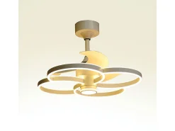 Ventilador de techo Trébol Bel Air DC LED 100+100W blanco Ø60x45 cm