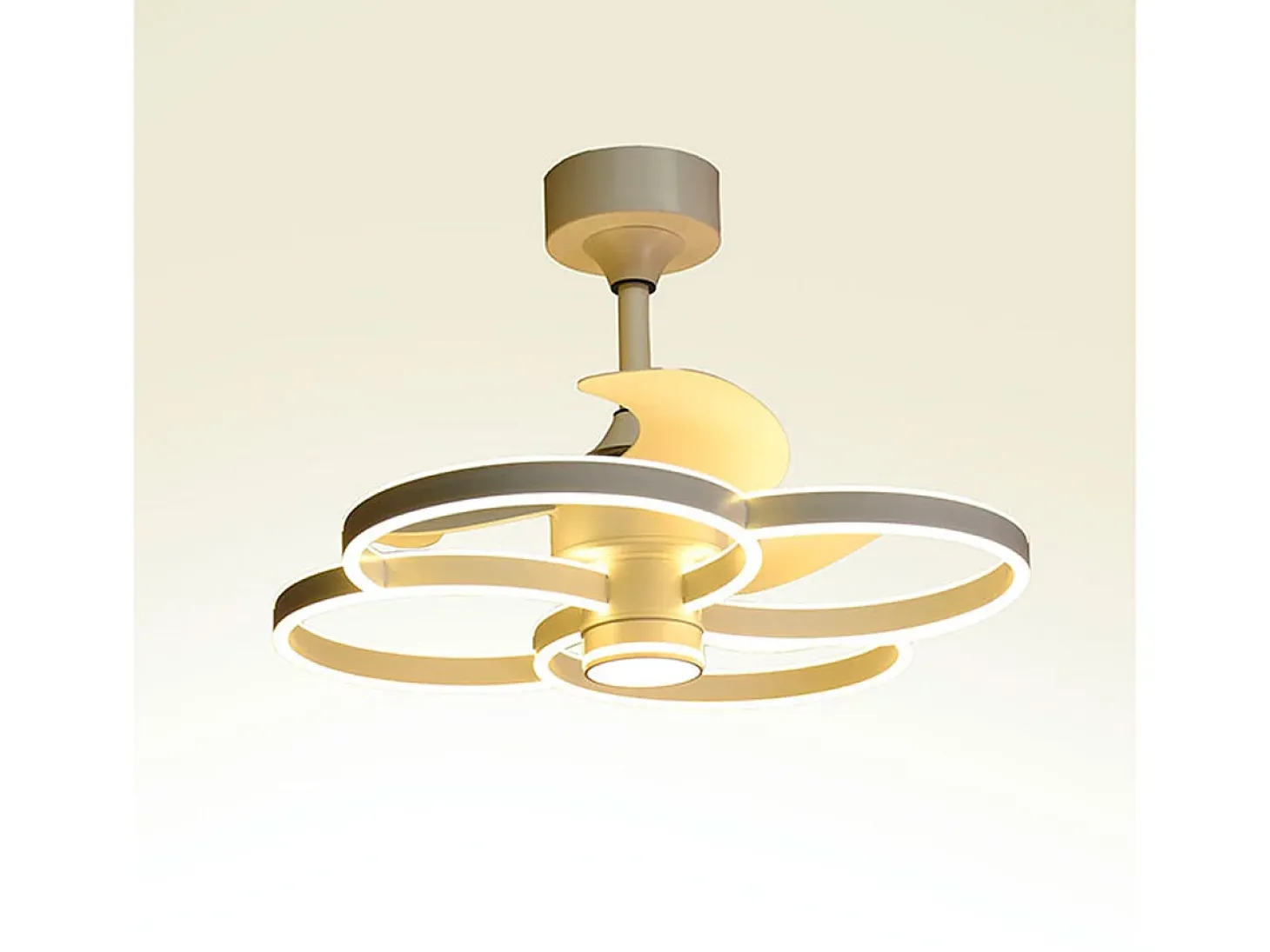 Ventilador de techo Trébol Bel Air DC LED 100+100W blanco Ø60x45 cm