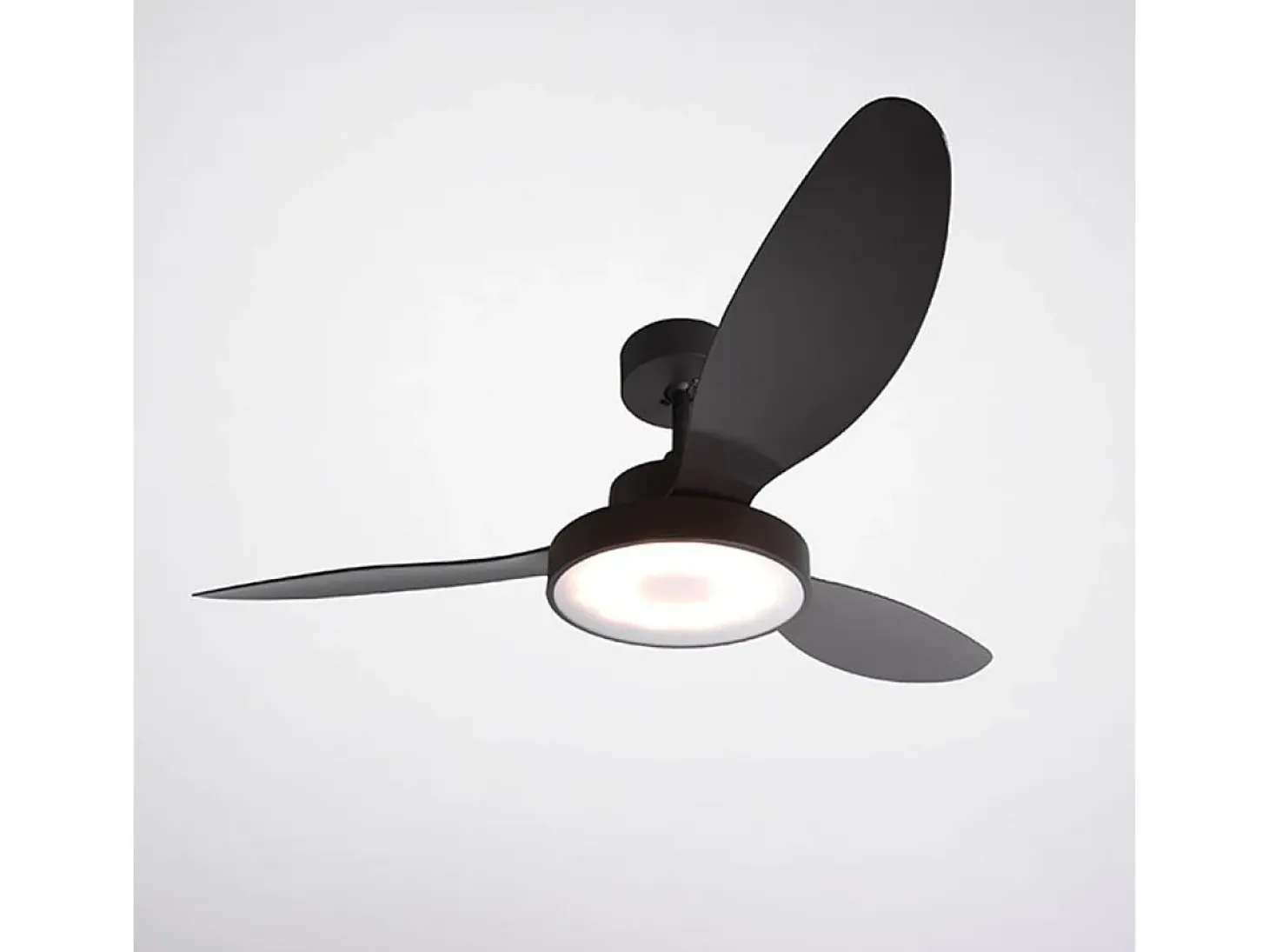Ventilador de techo Tulum Shakespear 25W 3 aspas mando a distancia marrón Ø120 cm