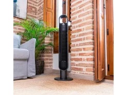 Ventilador de torre Cecotec EnergySilence 9190 SkyLine Ionic Connected 60W WiFi + mando a distancia negro