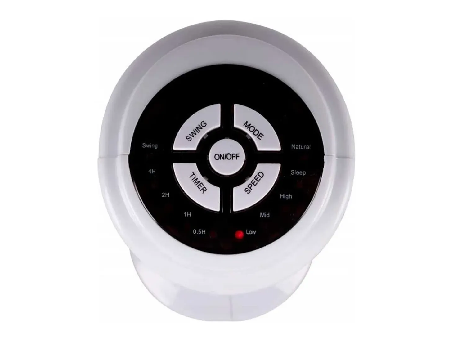 Ventilador de torre Lifetime Air 45W 3 velocidades oscilante con temporizador blanco Ø26,5x81 cm