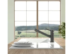 VILLEROY ET BOCH Como grifo de cocina antracita