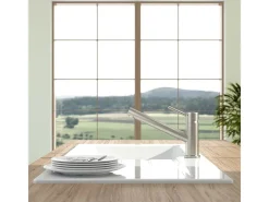 VILLEROY ET BOCH Grifo de cocina Como Acero macizo