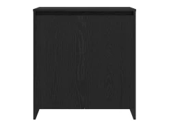 Vitrina 2 piezas Negro 70 x 41 x 75 cm Madera contrachapada