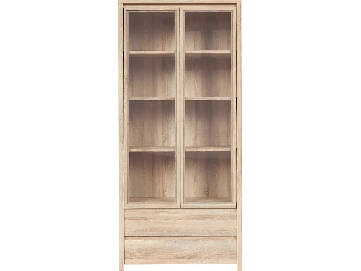 Vitrina 2 puertas y 2 cajones Soren Madera