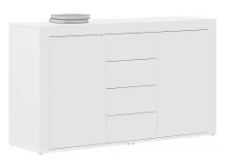 Vitrina con cajón 120 x 36 x 69 cm Madera contrachapada