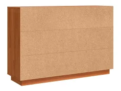 Vitrina con cajón Marrón 111 x 34 x 75 cm Madera maciza de Pino