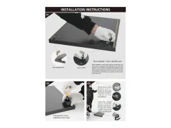 Vitrina de 4 niveles, vitrina transparente para figuras, vitrina de vidrio templado con puerta, color negro