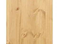 Vitrina de cristal Corona 100x48,5x179 cm madera maciza de pino
