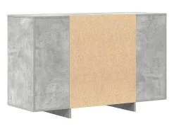 Vitrina Gris hormigón 120 x 41 x 75 cm Madera contrachapada
