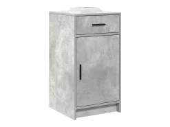 Vitrina Gris hormigón 40 x 40.5 x 75 cm Madera contrachapada
