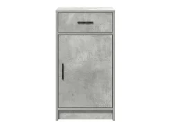 Vitrina Gris hormigón 40 x 40.5 x 75 cm Madera contrachapada