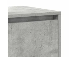 Vitrina Gris hormigón 135 x 41 x 69 cm Madera contrachapada
