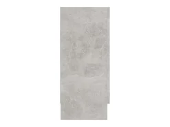 Vitrina gris hormigón 120x30,5x70 cm Madera de ingeniería