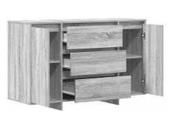 Vitrina Gris sonoma 120 x 41 x 75 cm Madera contrachapada