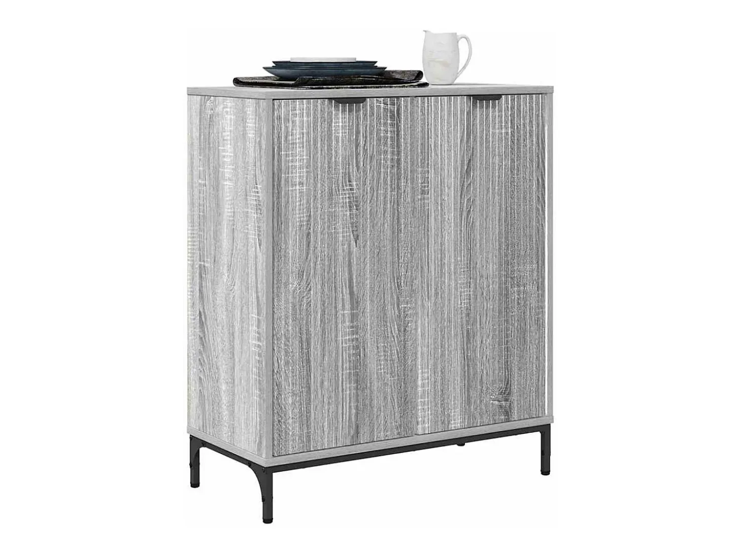 Vitrina Gris sonoma 69.5 x 33 x 82 cm Madera contrachapada