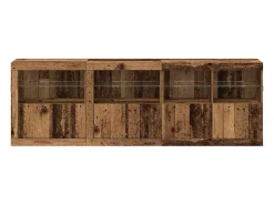 Vitrina Madera vieja 202 x 37 x 67 cm Madera contrachapada