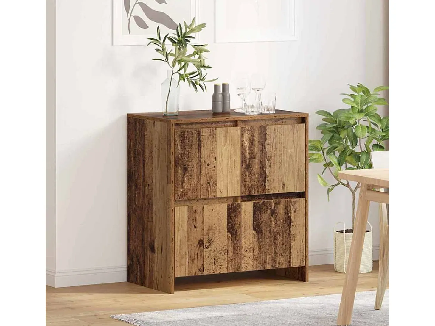 Vitrina Madera vieja 70 x 41 x 75 cm Madera contrachapada
